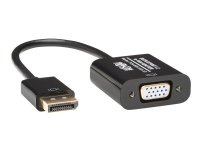 Tripp Lite 6in DisplayPort to VGA Adapter Active Converter DP to VGA M/F DPort 1.2 6 - Bildskärmsadapter - DisplayPort (hane) till HD-15 (VGA) (hona) - 15.2 cm - aktiv - svart
