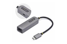 StarTech.com USB-C to Ethernet Adapter, NIC, 1Gbps - nätverksadapter - USB-C 3.2 Gen 1 - Gigabit Ethernet + USB-C 3.2 Gen 1