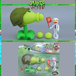 XINKANG Pea Shooter Toys Plant vs. Zombie Toy Set of 10 Boys' Educational Toy Doll Can Throw Green Bullet Bowl Bean, Peas Shooter, Corn Pitcher