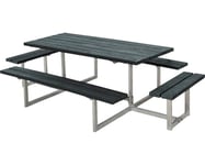 Picknickbord PLUS Basic 2 påbyggnader ReTex/stål 260cm grå