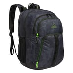 adidas Unisex Prime 6 Backpack, Stone Wash Carbon/Lucid Lime Green, One Size, Prime 6 Backpack