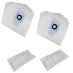 10 x Vacuum Cleaner G Type Cloth Dust Bags & Filter For Bosch Hoover Bag