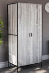 Vida Designs Brooklyn 2 Door Wardrobe Storage 1800 x 830 x 520 mm