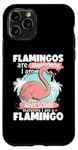 Coque pour iPhone 11 Pro Flamingos are Awesome I Am Awesome Funny Pink Flamingoes