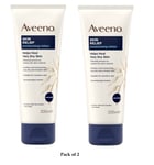 2 X AVEENO SKIN RELIEF MOISTURISING LOTION SHEA BUTTER UNSCENTED 200ml each