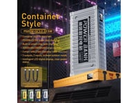 Powerbank Wekome Wekome Wp-339 Container Series - Power Bank 10000 Mah Super Charging Z Wbudowanym Kablem Usb-C & Lightning Pd 20W + Qc 22.5W (Żółty)