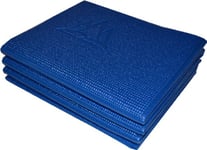 Khataland Yofo Mat Tapis de Yoga Pliable Ultra épais – Bleu, 183 x 61 x 0,6 cm Mixte, 72 x 24 x 1/4 inch