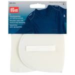 Prym White Set-In Shoulder Pads With Hook And Loop, Small