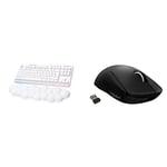 Logitech G G715 Wireless Mechanical Gaming Keyboard, White Mist & PRO X SUPERLIGHT Wireless Gaming Mouse, HERO 25K Sensor, Ultra-light with 63g, 5 Programmable Buttons - Black