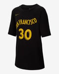 Stephen Curry Golden State Warriors City Edition Older Kids' (Boys') Nike NBA T-Shirt