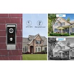 Video Doorbell 7in TFT LCD Intercom Doorphone Wired Wifi Remote Unlocking Mo GF0