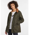 Barbour L/Wt Beadnell Womens Jacket - Olive - Size 16 UK
