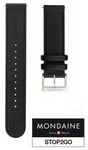 Mondaine FG2532020Q1 20mm Strap Black Vegan Leather Watch