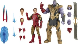 Hasbro Marvel Legends Series 6-inch Act Fig Toy 2-Pck Iron Man Mark 85 Vs Thanos