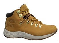 Timberland Aerocore Mid Hiker Waterproof Leather Wheat Lace Up Mens Boots A1RLZ