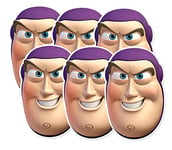 Star Cutouts stsmp52 – 6 Masks for Adults Buzz Eclair – Toy Story – one size