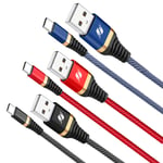 Rattan USB Type C Cable, 3Pack [1m+1.5m+2m] Braided USB C Fast Charger Cord Compatible with Samsung Galaxy S9 S8 Note 9 Note 8 Plus,LG V30 G6 G5 V20,Google Pixel, Moto Z2 and More
