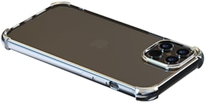 "Glitter Shockproof Soft Case iPhone 12 Pro Max" Silver