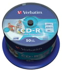 Verbatim CD-R Printable 50/fp.