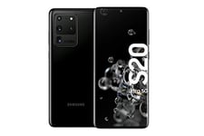 Samsung Galaxy S20 Ultra 5G - Smartphone débloqué 128 Go de Mémoire, 12 Go de RAM, Hybride Sim, Noir [Version Allemande]