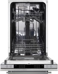 Cookology CBID450 Slimline Freestanding Integrated Dishwasher 45cm with 10...