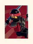 Pyramid International Lego Ninjago Movie (Kai Crop) -Mounted Print Memorabilia 30 x 40cm, Paper, Multicoloured, 30 x 40 x 1.3 cm