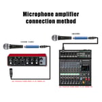 (Blue) InLine Microphone Preamp Compact Dynamic MicrophoneBooster With