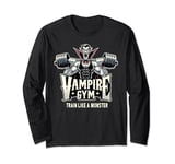 Vampire Gym - Train Like a Monster - Funny Gym Long Sleeve T-Shirt