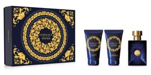 Versace Dylan Blue Pour Homme EDT Spray  50ml +S/ Gel 50ml +50 A/s Balm Gift Set