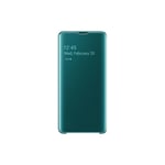 Samsung Original Phone Case For Samsung Galaxy S10 Clear View Cover - Green