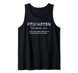 Podcaster Microphone Voice Talk Show Enthusiast Tank Top
