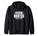 Team Cortes Proud Family Member Cortes Zip Hoodie