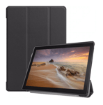 Tactical Book Tri Fold-fodral för Lenovo Tab M10 10.1 - Svart