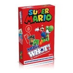 Waddingtons Number 1 Super Mario Mega WHOT! deluxe edition, the original matching game now with a custom game board, match Luigi and Yoshi, gift for ages 5 plus