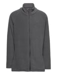 Fleece Jacket, Full Zip Grey Color Kids