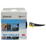 Tätningslist Universal, självhäftande, svart, 10x5 mm, 100 m
