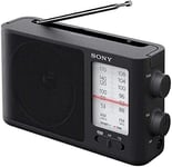 New Sony ICF506 Analogue Tuning Portable FM/AM Radio Battery Or Mains