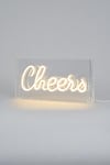 Glow Cheers Neon Light Box Table Lamp