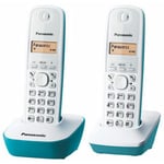 Trådløs telefon Panasonic KX-TG1612FRC Rav Blå/hvid
