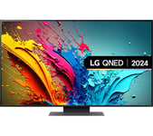 55" LG 55QNED86T6A  Smart 4K Ultra HD HDR QNED TV with Amazon Alexa, Silver/Grey