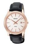 Seiko Klockarmband 7N39-0BS0 / SKP352P1 Läder Svart 20mm