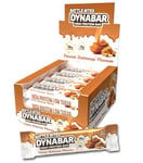 Battle Bites Dynabar High Protein Bars 12 x 60g - Peanut Butter Flavour - Low in Sugar, Free from Preservatives, Non-GMO, Suitable for Vegetarians - 18g protein + 226 calories per bar - Made in UK