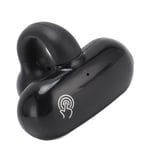 (Black)Clip On Wireless Earphones Bone Conduction 5.2 Wireless Sport Earbuds
