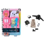 Corolle Girls - Coffret Zoé Pyjama Party, poupée Mannequin + Dressing de Fête, 28 cm, dès 4 Ans