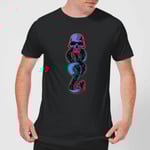 Harry Potter Dark Mark Neon Men's T-Shirt - Black - L