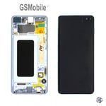 Display Screen LCD Touch Frame Prism Blue Samsung Galaxy S10 +G975 Original