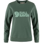 Fjällräven Womens Fjällräven Logo Sweater (Grön (DEEP PATINA-MISTY GRN/679-674) Medium)