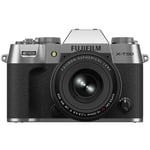 Fujifilm X-T50 + XF 16-50/2.8-4.8 R LM WR -systemkamera, silver