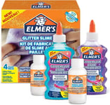 Elmer’s Glitter Slime Kit | with Purple & Blue Glitter Glue plus 2 Bottles of