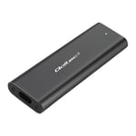Qoltec - förvaringslåda - M.2 NVMe Card / PCIe (NVMe) - USB-C 3.1 (Gen 2)